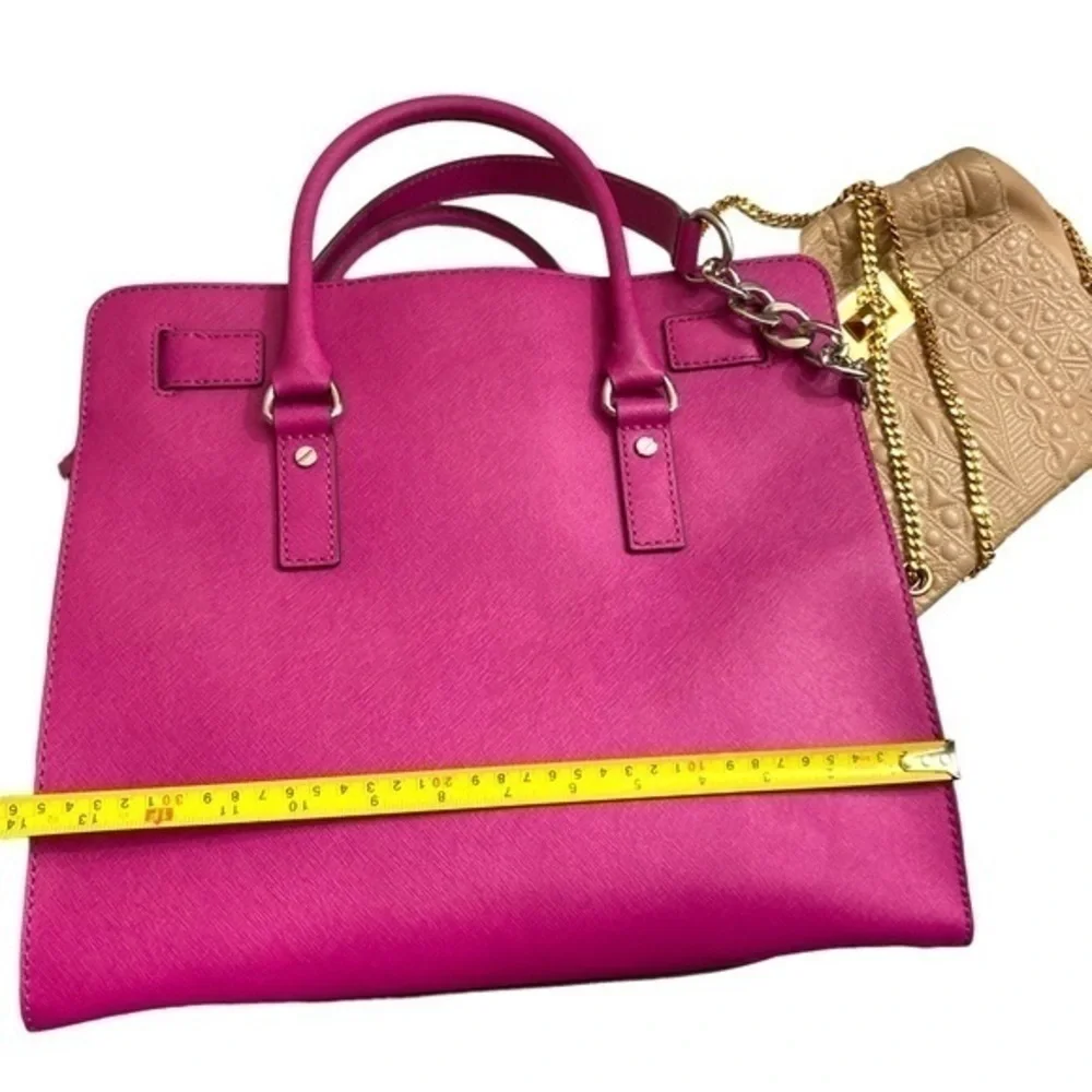 Michael Kors rare pink Hamilton tote bag